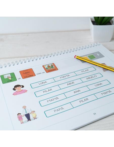 Método de lectoescritura visual 1: Mi familia