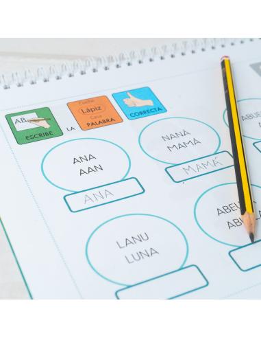 Método de lectoescritura visual 1: Mi familia