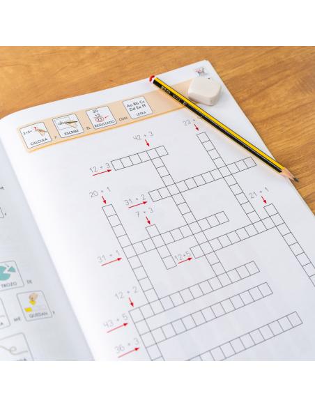 Cuaderno de refuerzo con matemáticas, Cálculo 2 adaptación con pictogramas