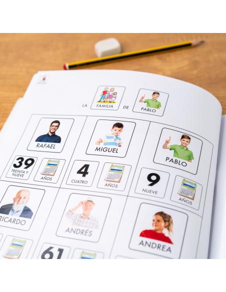 Cuaderno de refuerzo con matemáticas, Cálculo 2 adaptación con pictogramas