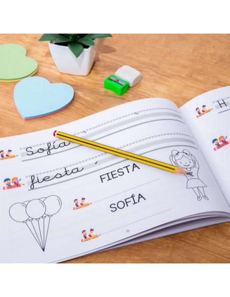 El caminito de las letras · Cuaderno 3 · Pauta destacada 6 mm