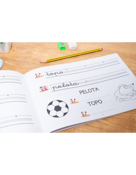 El caminito de las letras · Cuaderno 3 · Pauta destacada 6 mm