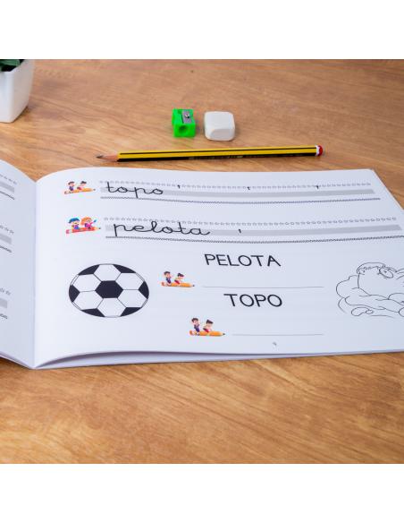 El caminito de las letras · Cuaderno 3 · Pauta destacada 6 mm