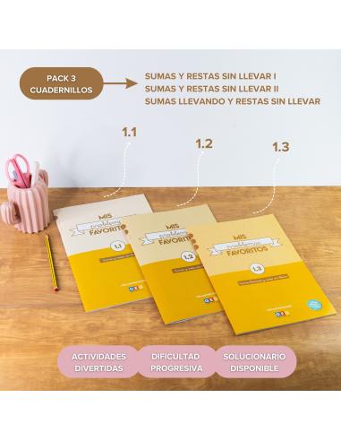 Pack problemas de matemáticas para primaria 1