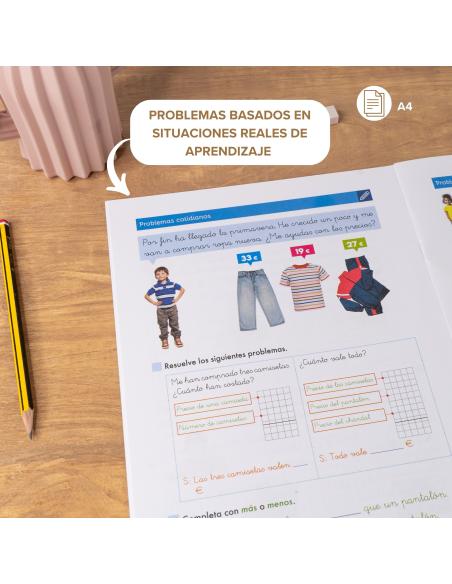 Pack problemas de matemáticas para primaria 2