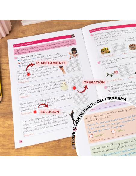 Pack problemas de matemáticas para primaria 3