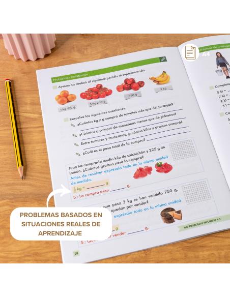 Pack problemas de matemáticas para primaria 4