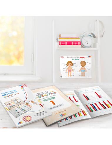 Pack cuadernos de refuerzo de matemáticas,...