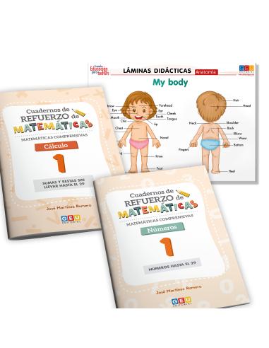 Pack cuadernos de refuerzo de matemáticas,...