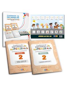 Pack cuadernos de refuerzo de matemáticas, Primero 1.2