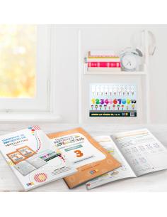 Pack cuadernos de refuerzo de matemáticas, Primero 1.3 2