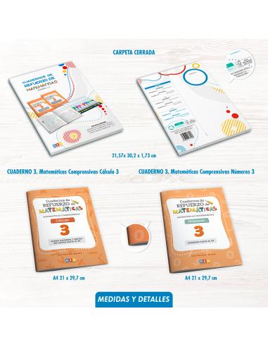 Pack cuadernos de refuerzo de matemáticas,...