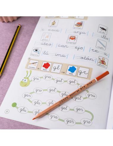 Lecturas comprensivas 4B. Leo sílabas trabadas....