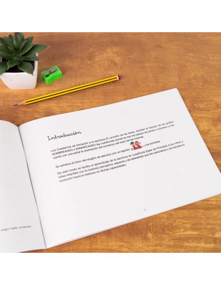 El caminito de las letras · Cuaderno 1· Cuadrícula destacada 8 mm