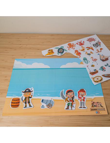 Mundo Pirata: Proyecto Educativo Inclusivo para Niños a partir de 5 Años con Metodologías DUA y Montessori