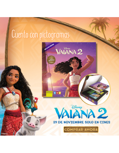 Vaiana 2 - Cuento con Pictogramas en Letra...