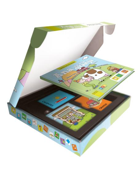 Ana va a la granja · Cuento con pictogramas