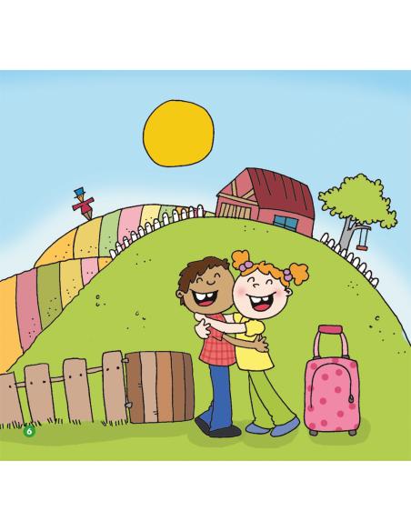 Ana va a la granja · Cuento con pictogramas