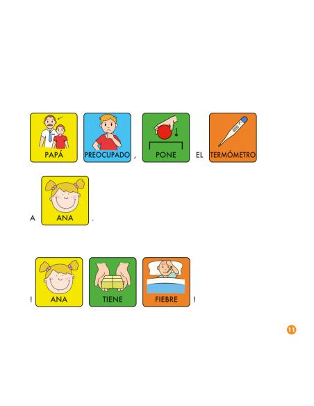Ana está enferma · Cuento con pictogramas