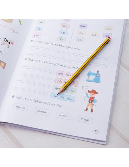 Lecturas comprensivas 2. Leo sílabas directas 2. Pauta montessori