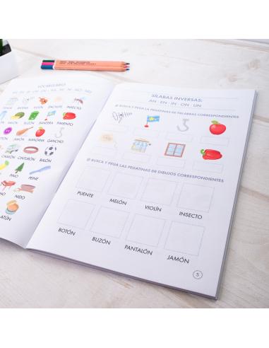 Lecturas comprensivas 3. Leo sílabas inversas....