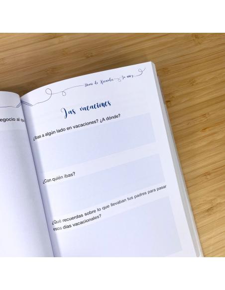 Diario de Recuerdos - Escribe tu Historia y Ejercita tu Memoria - Editorial GEU