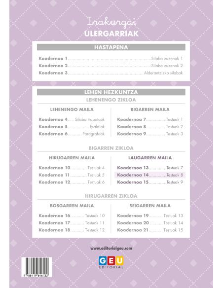 Irakurgai ulergarriak 14