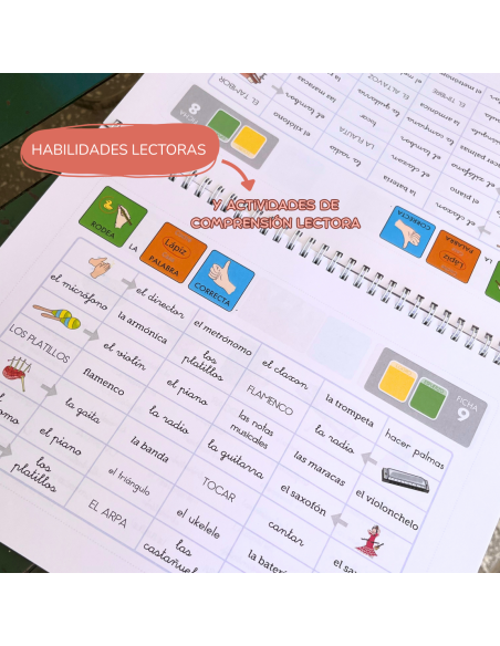 Método de lectoescritura visual 15: El sonido y la música