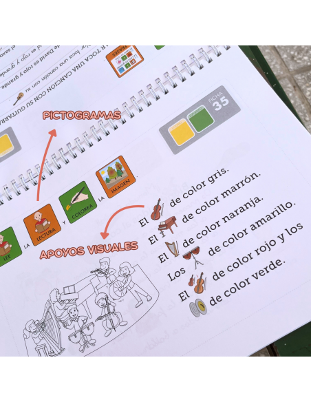 Método de lectoescritura visual 15: El sonido y la música