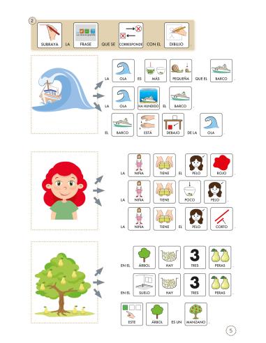 Lecturas Comprensivas 5 A - Frases. Adaptación...