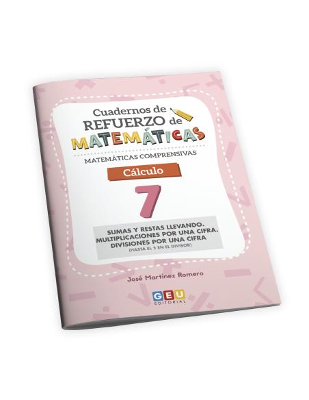 Cuaderno de Refuerzo de Matemáticas comprensivas - Cálculo 7