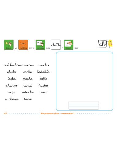 Mis primeras letras: Consonantes 3