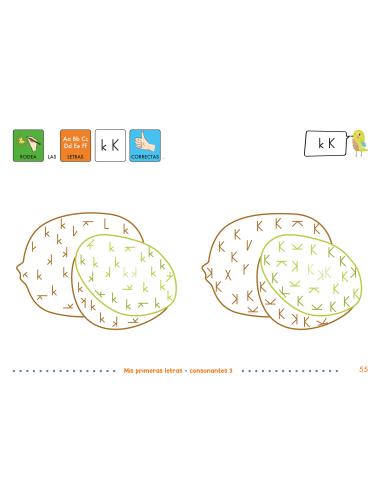Mis primeras letras: Consonantes 3