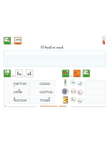Mis primeras letras: Palabras