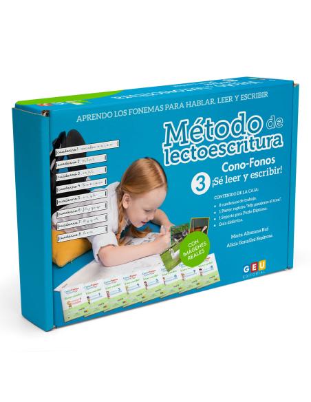 Método de lectoescritura Cono-fonos 3: ¡Sé leer y escribir!