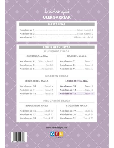 Irakurgai ulergarriak 15