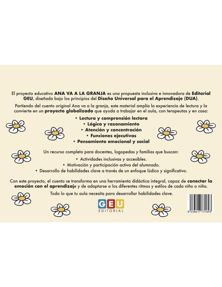 Pack proyecto educativo. Ana va a la granja.