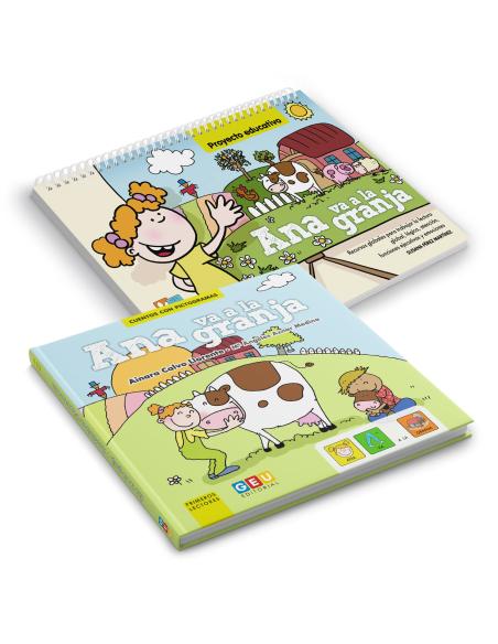 Pack proyecto educativo. Ana va a la granja.