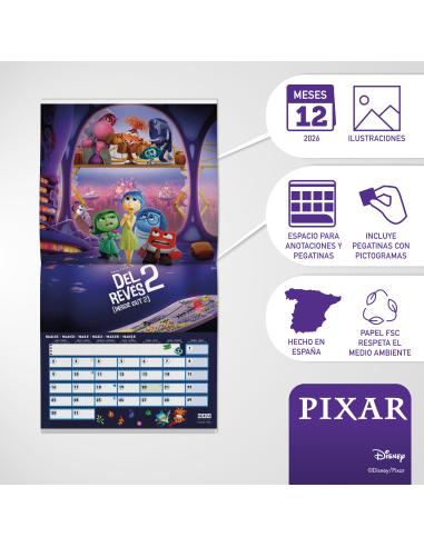 Calendario Pixar 2026