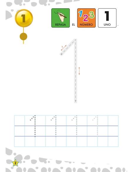 Aprendo y coloreo con Disney. 101 Dálmatas. Números del 1 al 10