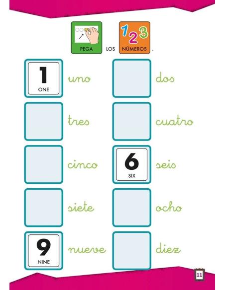 Aprendo y coloreo con Disney. Vampirina. English: Hello! Basic vocabulary