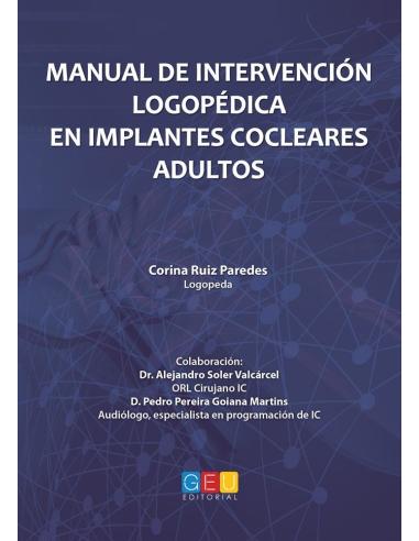 Manual de intervención logopédica en implantes cocleares en adultos