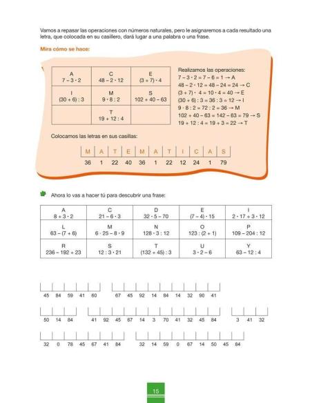 Cuaderno de aprendizaje y refuerzo 1.1: Números