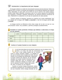 Palabras. Expresión y vocabulario · Nivel 1. Cuaderno 1: El ser humano. Cuerpo y persona 2