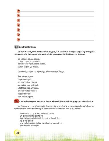 Palabras. Expresión y vocabulario · Nivel 1. Cuaderno 3: El mundo vegetal