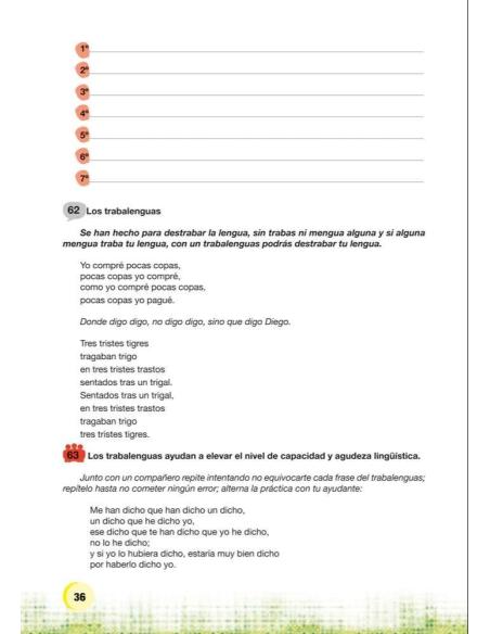 Palabras. Expresión y vocabulario · Nivel 1. Cuaderno 3: El mundo vegetal