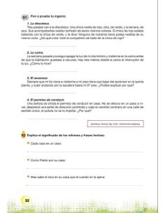 Palabras. Expresión y vocabulario · Nivel 1. Cuaderno 5: Vivienda, construcción y localidad 2