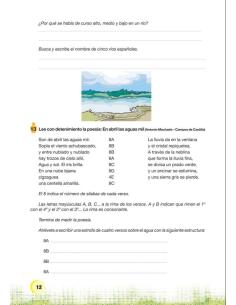 Palabras. Expresión y vocabulario · Nivel 1. Cuaderno 7: Agua, paisaje y clima 2