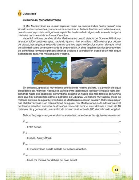 Palabras. Expresión y vocabulario · Nivel 1. Cuaderno 7: Agua, paisaje y clima