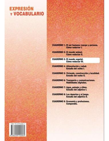 Palabras. Expresión y vocabulario · Nivel 2. Cuaderno 3: El mundo vegetal